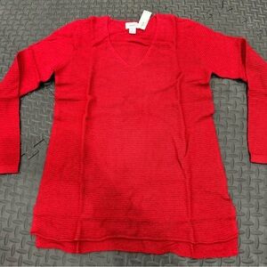 Old Navy Vibrant Red Knit Top